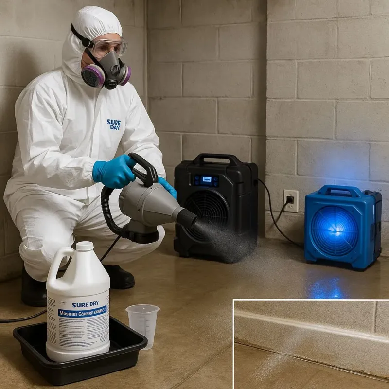 Sanitization and Odor Removal process in Essexville, MI